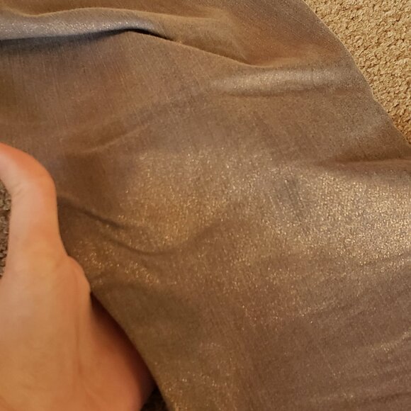 Faded White Gold Bronze Metallic Jeans Rock and Republic - Picture 8 of 16